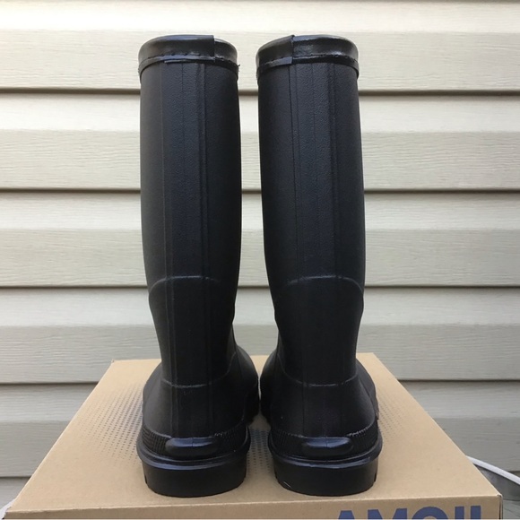 New in Box Black Amoji Rubber Boots, Big Boys Size 28.0 - Picture 5 of 12